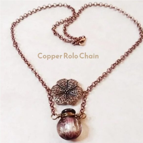 Copper or Bronze Chains! Add to your Pendants! Choose 1! Made to Order 16-24" - Picture 12 of 16